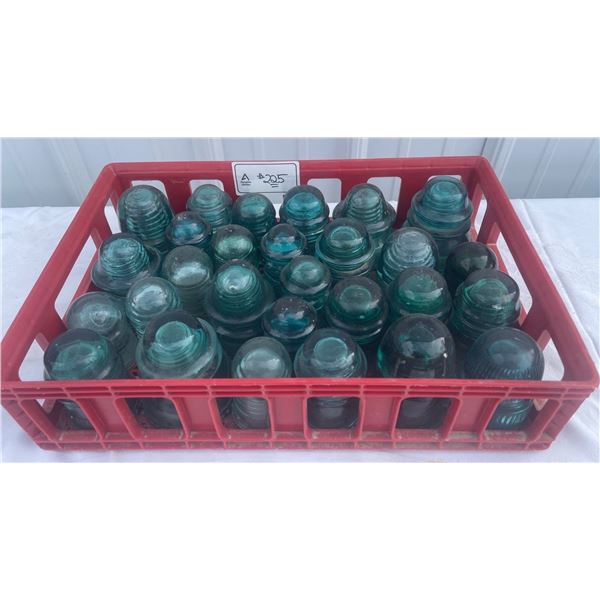 Aquamarine Antique Insulator Anyone??