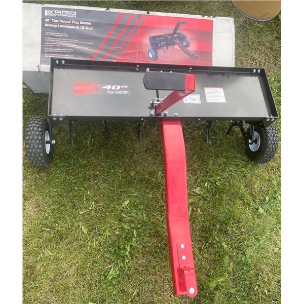 40" Tow Behind Plug Aerator New in Box