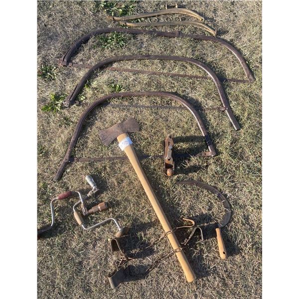 Farm Supplies Axe Hand Saws Horse Hames & More
