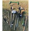 Image 1 : Landscaping Tools Spade Shovel Rake Weed Puller & More