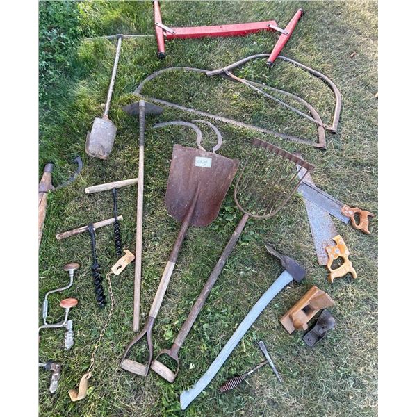 More Outdoor Maintenance Support Shovels Saws Augers Pick Axe & More