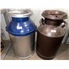 Image 1 : Restored Antique Milk Cans 26T