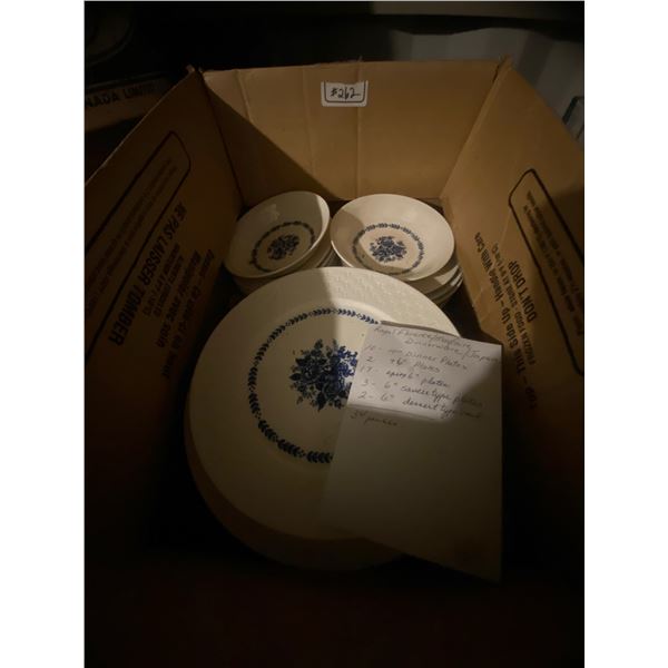 Japanese Navy Blue & White China Collection