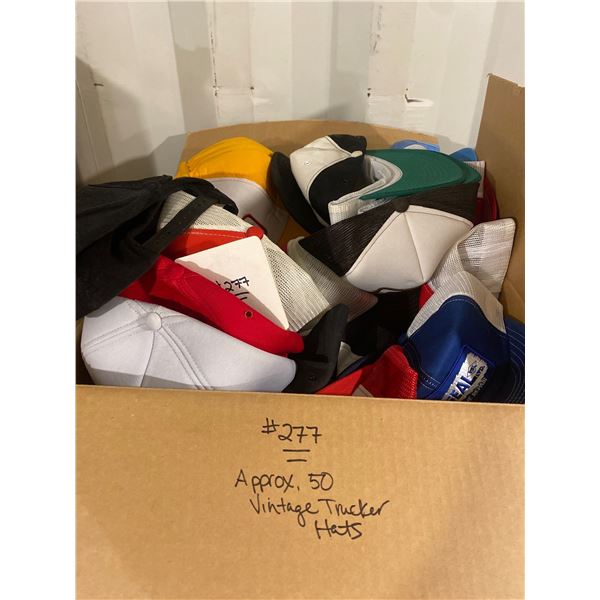 Vintage Mother Trucker Caps Approx 50 Count