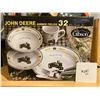 Image 2 : New John Deer "Amber Fields" 32 Piece Dish Set w/ Tool & Part Hoard
