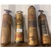 Image 1 : Antique Fire Extinguishers 4 Count
