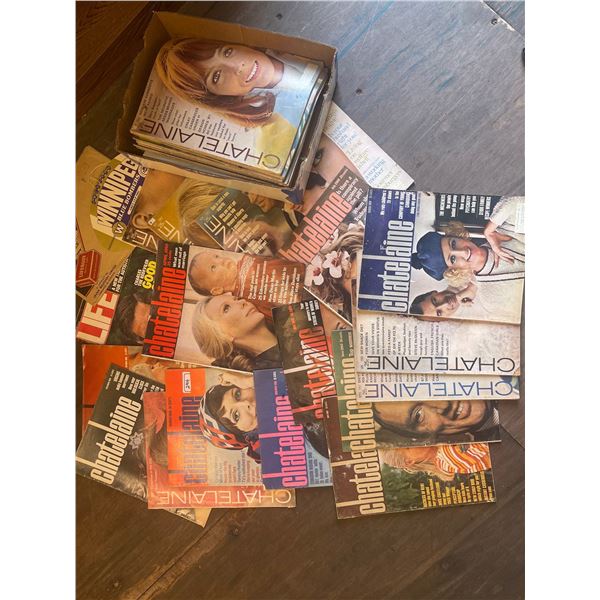 Vintage Magazine Collection 'Chatalaine' 'Life' & More