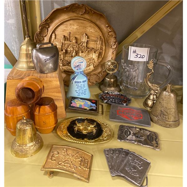 Vintage Bells Belt Buckles & More