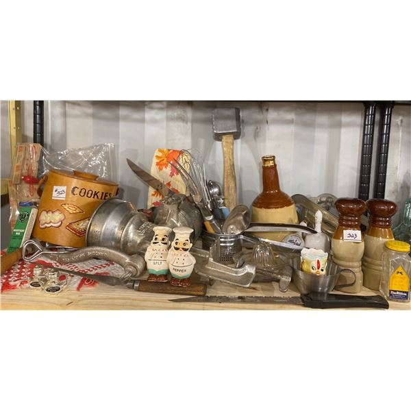Kitchen Collectables Cookie Jar Salt & Pepper Shakers Utensils & More