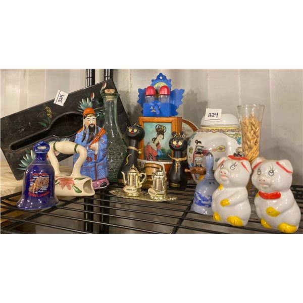 Assorted Decorative Collectables Asian Motif