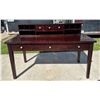 Image 1 : WOODEN 3-DRAWER DESK WITH REMOVABLE TOP (MATCHES LOT 3)