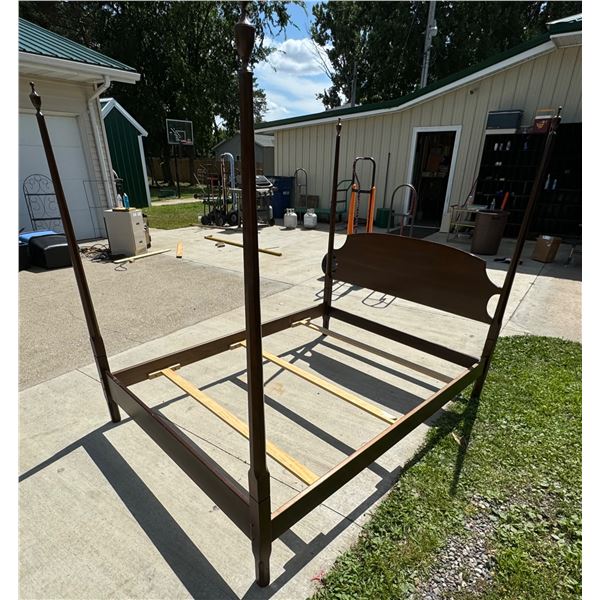 QUEEN SIZED FOUR POSTER BED FRAME