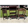 Image 1 : HUMIDOR/SMOKING STAND, SHELF, AND SIDE TABLE