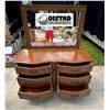 Image 17 : BASSETT FURNITURE CHEST OF DRAWERS WITH MIRROR (MATCHES LOT 13)