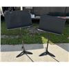 Image 2 : MUSIC STANDS, PAIR