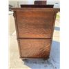 Image 8 : ANTIQUE WHITE ROTARY TREADLE SEWING MACHINE IN WOODEN CABINET