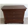 Image 1 : 40x19x36 Mahogany 3 Drawer Dresser