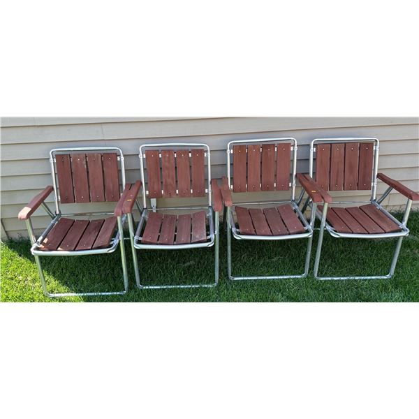 Vintage Lawn Loungers 4 Count