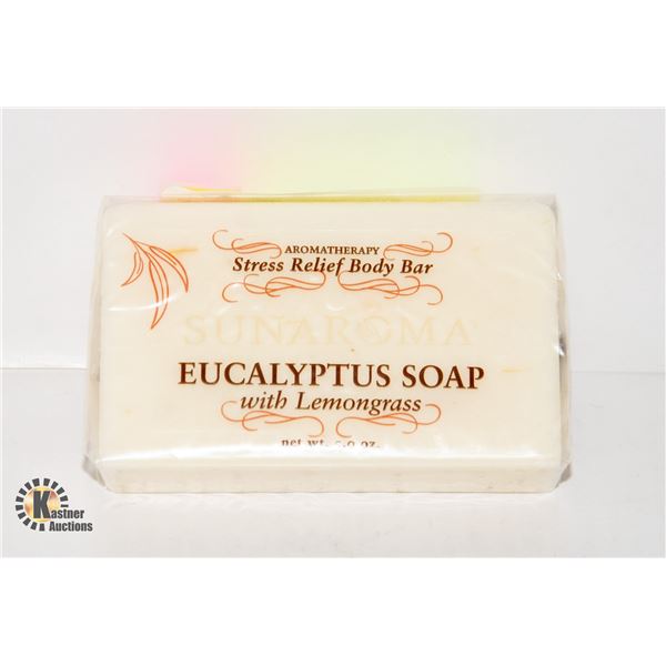 SUNAROMA  AROMATHERAPY EUCALYPTUS SOAP WITH