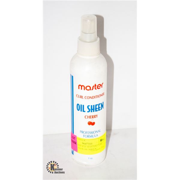 BRAND NEW 8OZ MASTER CURL CONDITIONER OIL SHEEN