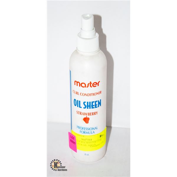 BRAND NEW 8OZ MASTER CURL CONDITIONER OIL SHEEN
