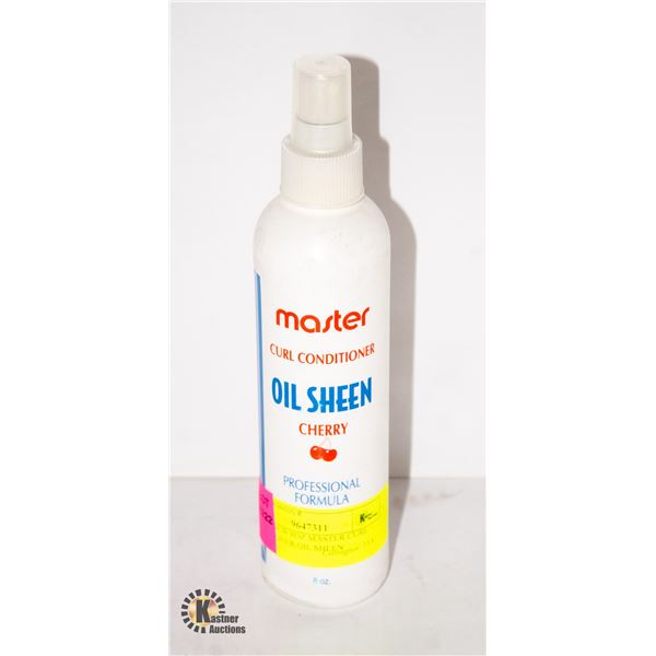 BRAND NEW 8OZ MASTER CURL CONDITIONER OIL SHEEN