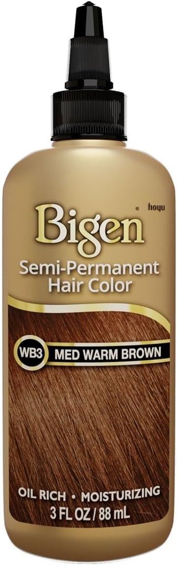 BIGEN SEMI-PERMANENT HAIR COLOR WB3 MED WARM BROWN