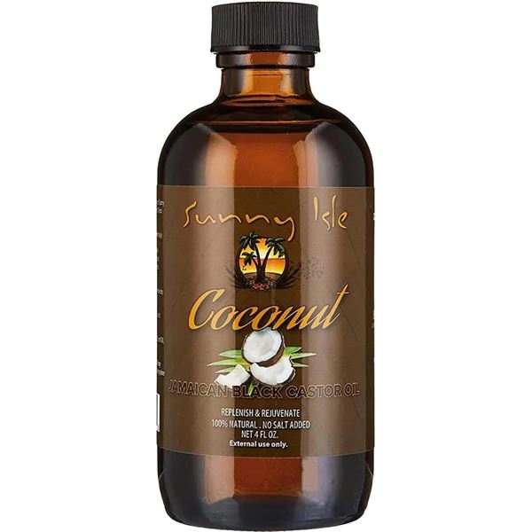 NEW 4OZ SUNNY ISLE COCONUT JAMAICAN BLACK CASTOR
