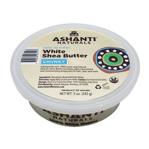 BRAND NEW 5OZ ASHANTI NATURALS WHITE SHEA BUTTER