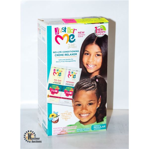 NEW JUST FOR ME NO LYE CONDITIONING CREME RELAXER