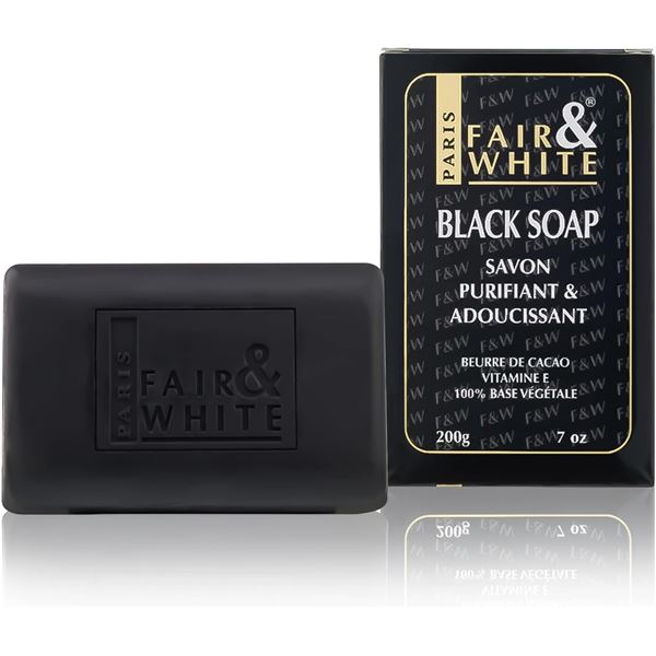 PARIS FAIR & WHITE BLACK SOAP - PURIFYING AND