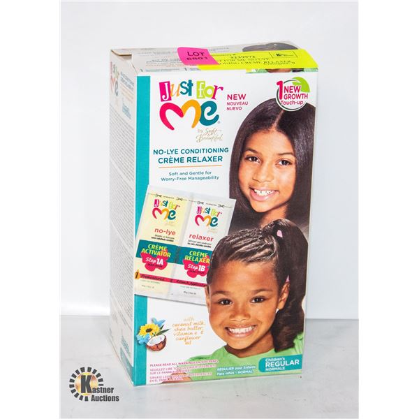 NEW JUST FOR ME NO LYE CONDITIONING CREME RELAXER