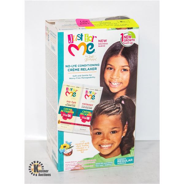 NEW JUST FOR ME NO LYE CONDITIONING CREME RELAXER