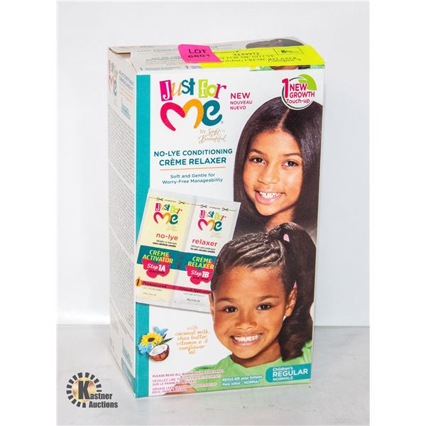 NEW JUST FOR ME NO LYE CONDITIONING CREME RELAXER