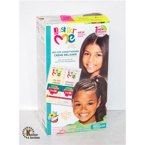 NEW JUST FOR ME NO LYE CONDITIONING CREME RELAXER