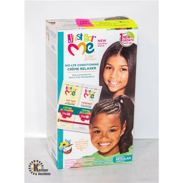 NEW JUST FOR ME NO LYE CONDITIONING CREME RELAXER