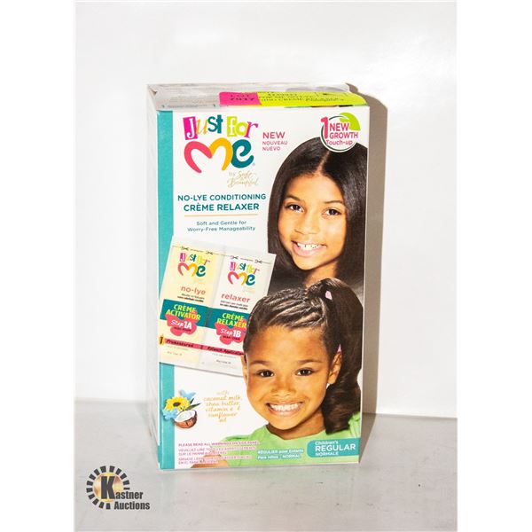 NEW JUST FOR ME NO LYE CONDITIONING CREME RELAXER