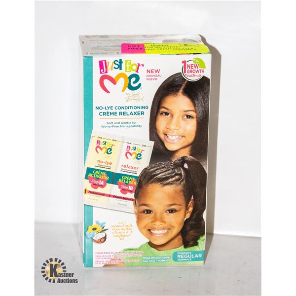 NEW JUST FOR ME NO LYE CONDITIONING CREME RELAXER