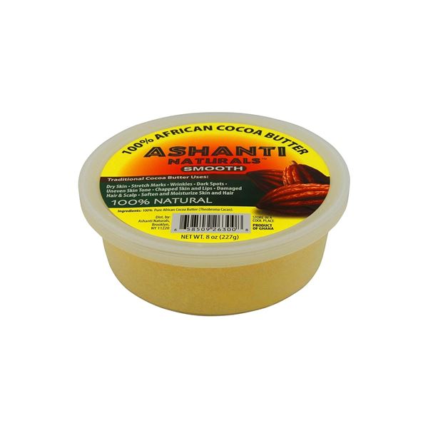 ASHANTI NATURALS SMOOTH 100% PURE COCOA BUTTER