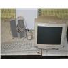 Image 1 : 14'' MICRON MONITOR, SPEAKERS, KEYBOARD AND MOUSE