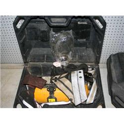 FIRE FIGHTER AIR TANK AND MASK