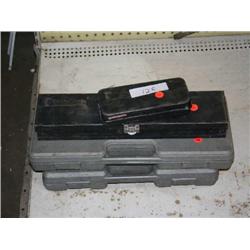 4 PITTSBURGH TOOL CASES W/ MISC. SOCKETS