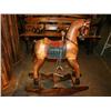 Image 1 : WOODEN ROCKING HORSE