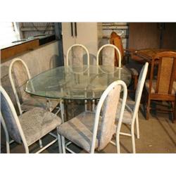 GLASS DINNING TABLE
