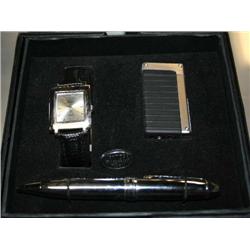 FRONDINI LIGHTER, WATCH AND PEN SET