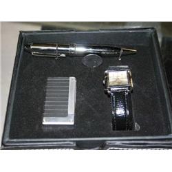FRONDINI LIGHTER, WATCH AND PEN SET
