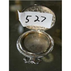 SILVER POCKET WATCH CASE