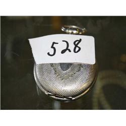 SILVER POCKET WATCH CASE