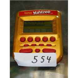 PORTABLE YAHTZEE GAME