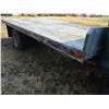 Image 5 : Ford F600 Truck - Wooden Flat Deck 8' x 16' - Duals - 222227.2 Miles - Not running - Serial F60CCDE0